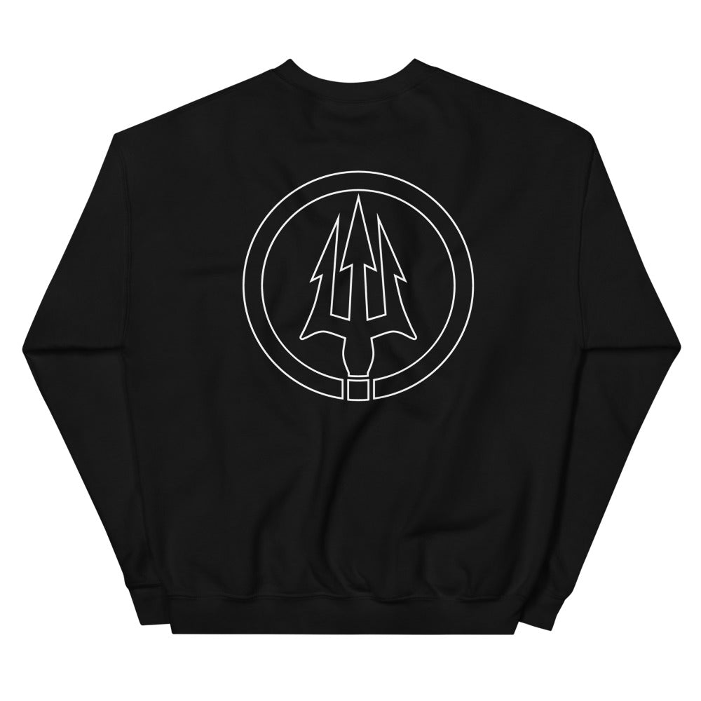 Double logo crewneck sweatshirt