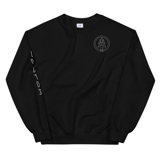 Double logo crewneck sweatshirt