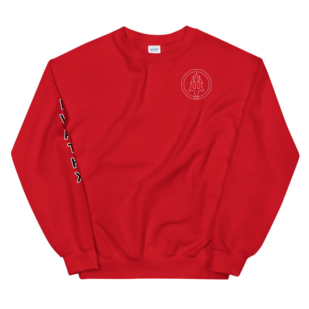 Double logo crewneck sweatshirt